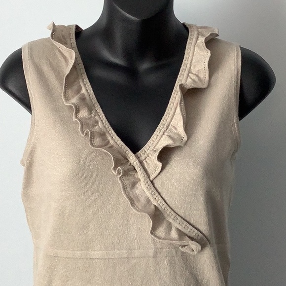 Jessica~ Ruffled Knit Shell - Picture 5 of 7